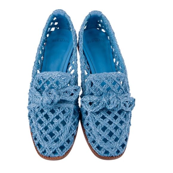 Alexandre Birman Clarita Raffia Flats - Picture 1 of 5